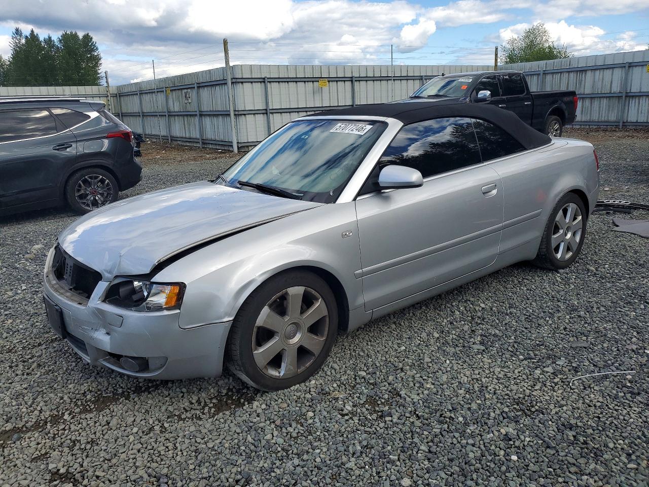 2006 Audi A4 1.8T, VIN WAUAC48H06K008333 — Перед