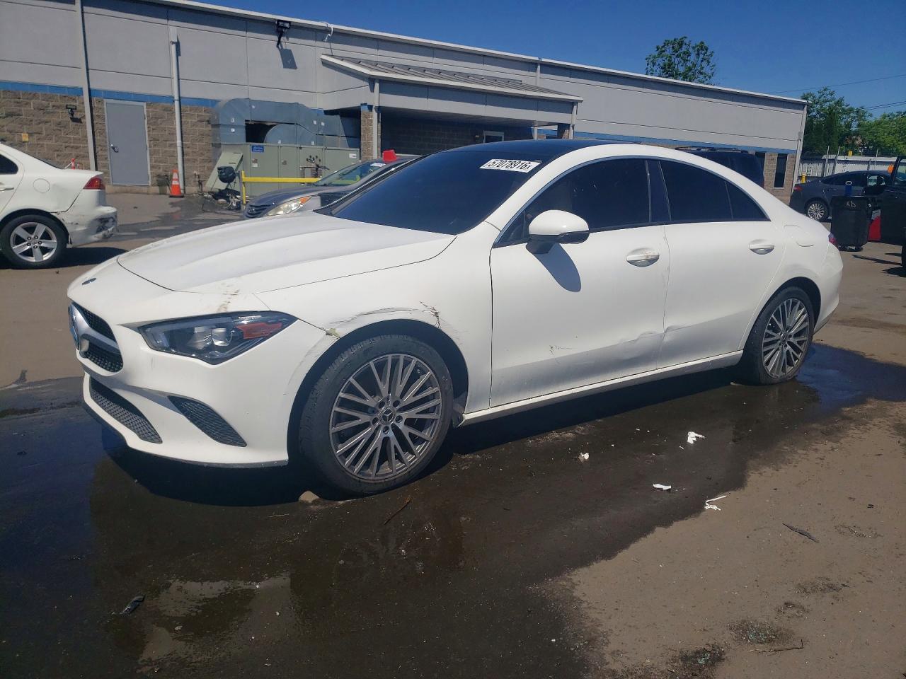 2020 Mercedes-Benz CLA 250, VIN WDD5J4HB7LN070642 — Vandalism