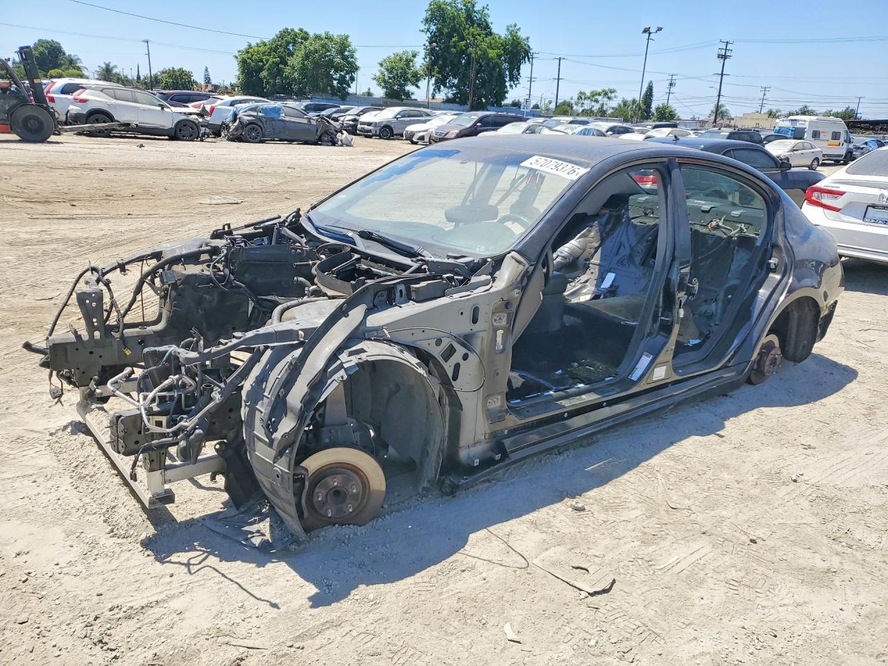 2007 Infiniti G35 Journey, VIN JNKBV61E57M724193 — Stripped