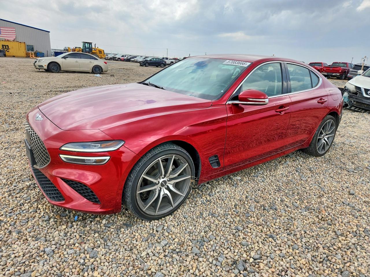 2023 Genesis G70 2.0T, VIN KMTG34TA9PU129652 — Зад