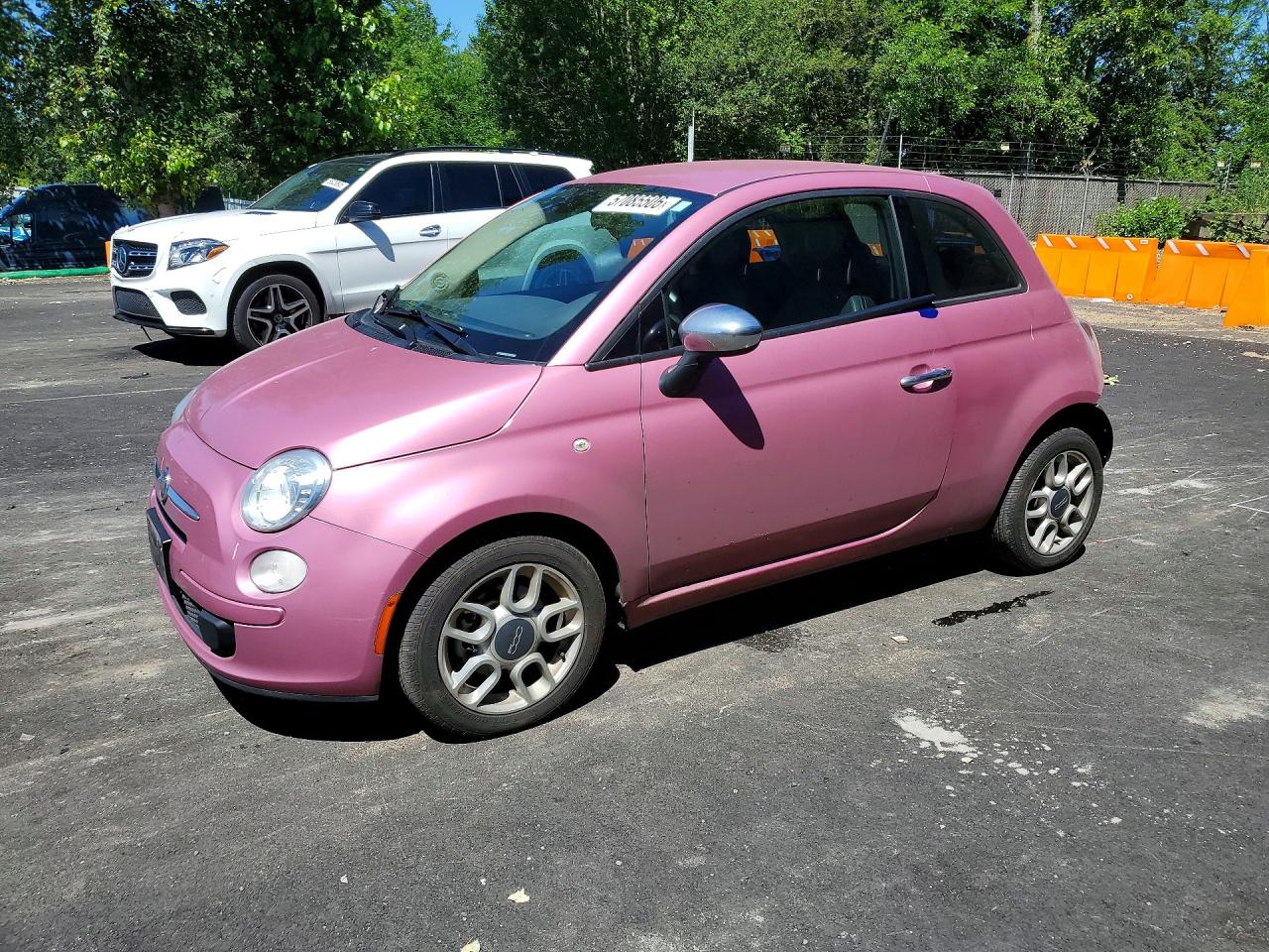 2014 FIAT 500 Pop, VIN 3C3CFFAR6ET167182 — Rear end