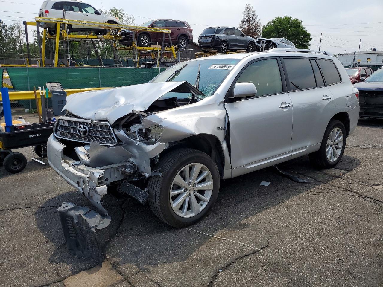 2010 Toyota Highlander Limited, VIN JTEJW3EH1A2039183 — Front end