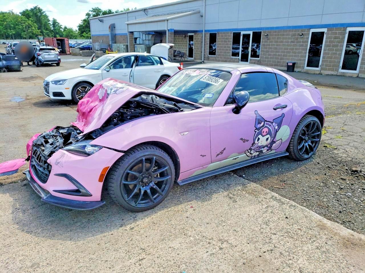 2021 Mazda MX-5 Miata Grand Touring, VIN JM1NDAM72M0451802 — Front end