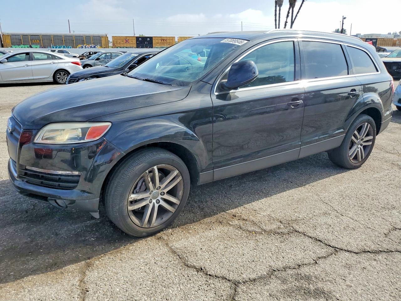 2008 Audi Q7 Premium, VIN WA1BY74L78D065764 — Днище