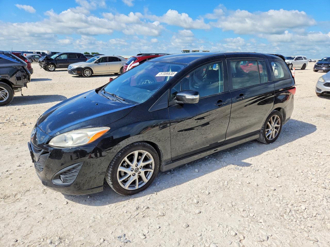 2015 Mazda 5 Touring, VIN JM1CW2CL3F0190852 — Rear end