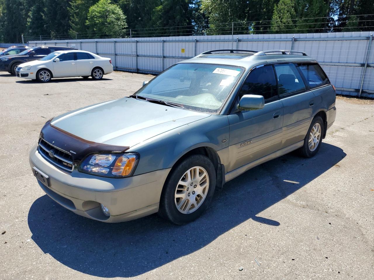 2001 Subaru Legacy Outback L.L. Bean, VIN 4S3BH806X17644487 — Мелкие вмятины и царапины