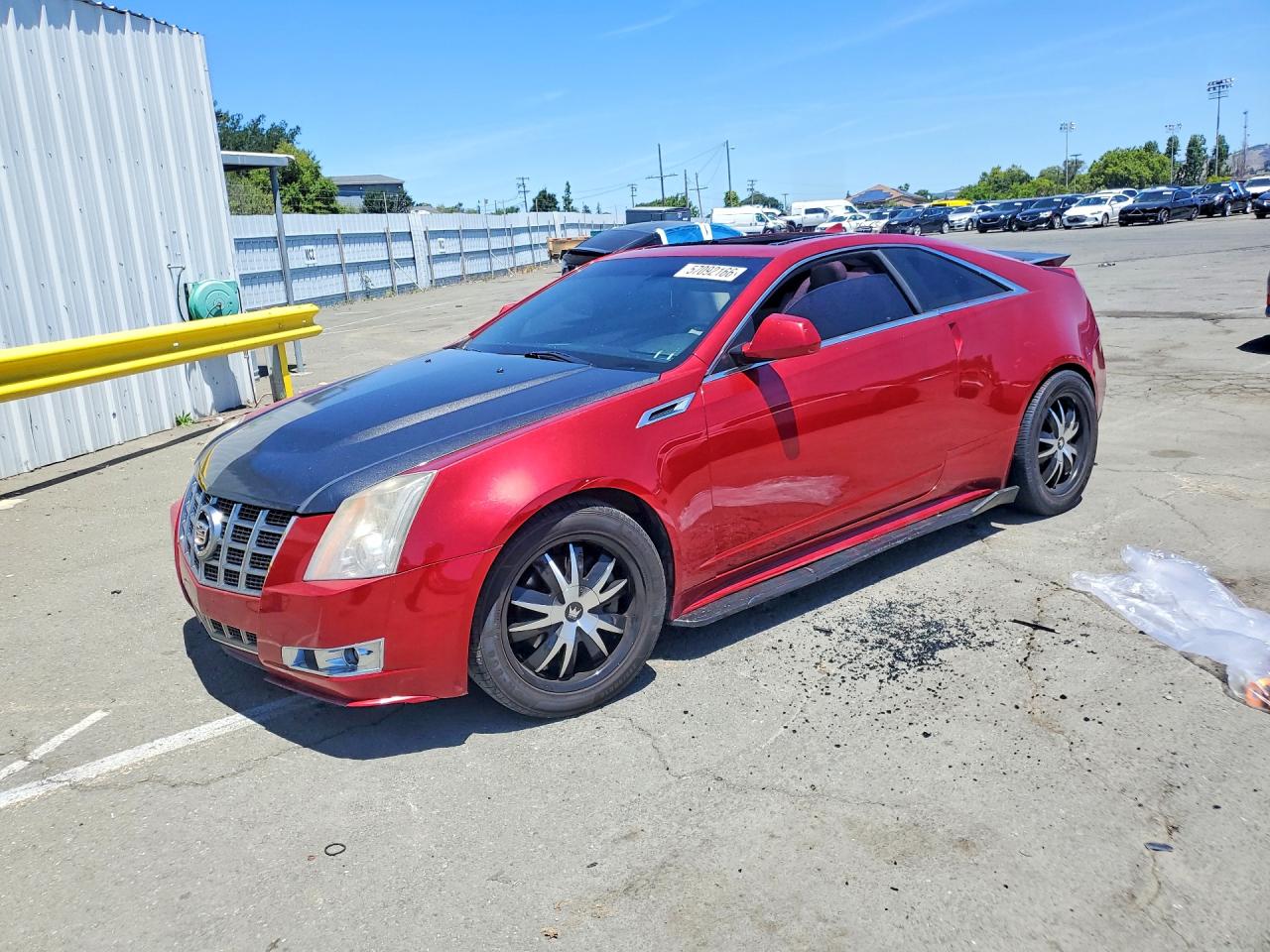 2012 Cadillac CTS Performance, VIN 1G6DJ1E33C0149176 — Vandalism