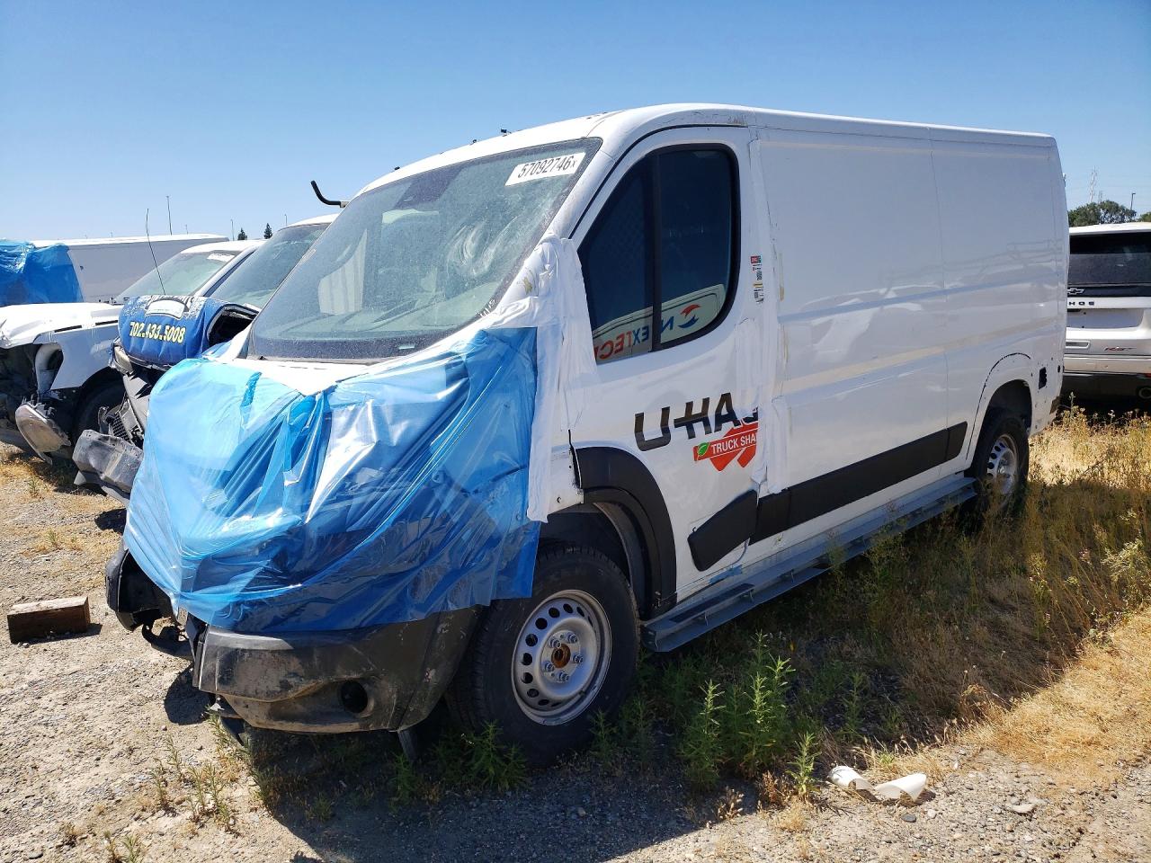 2025 Ram ProMaster Cargo Tradesman, VIN 3C6LRVVG1SE543493 — Front end