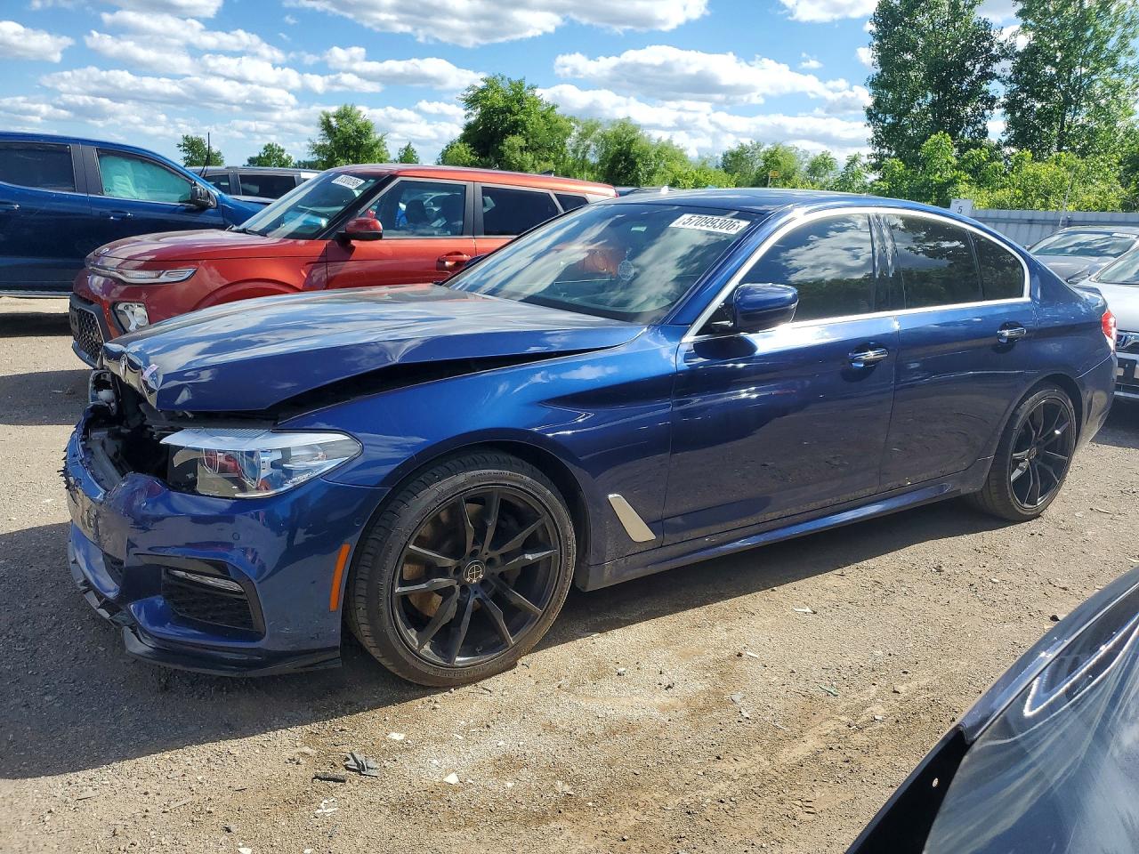 2017 BMW 5 Series 530i xDrive, VIN WBAJA7C39HG905031 — Front end