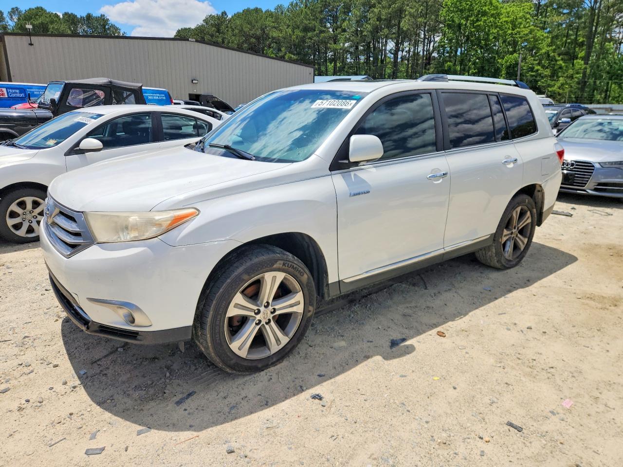 2012 Toyota Highlander Limited, VIN 5TDYK3EH5CS080863 — Бок