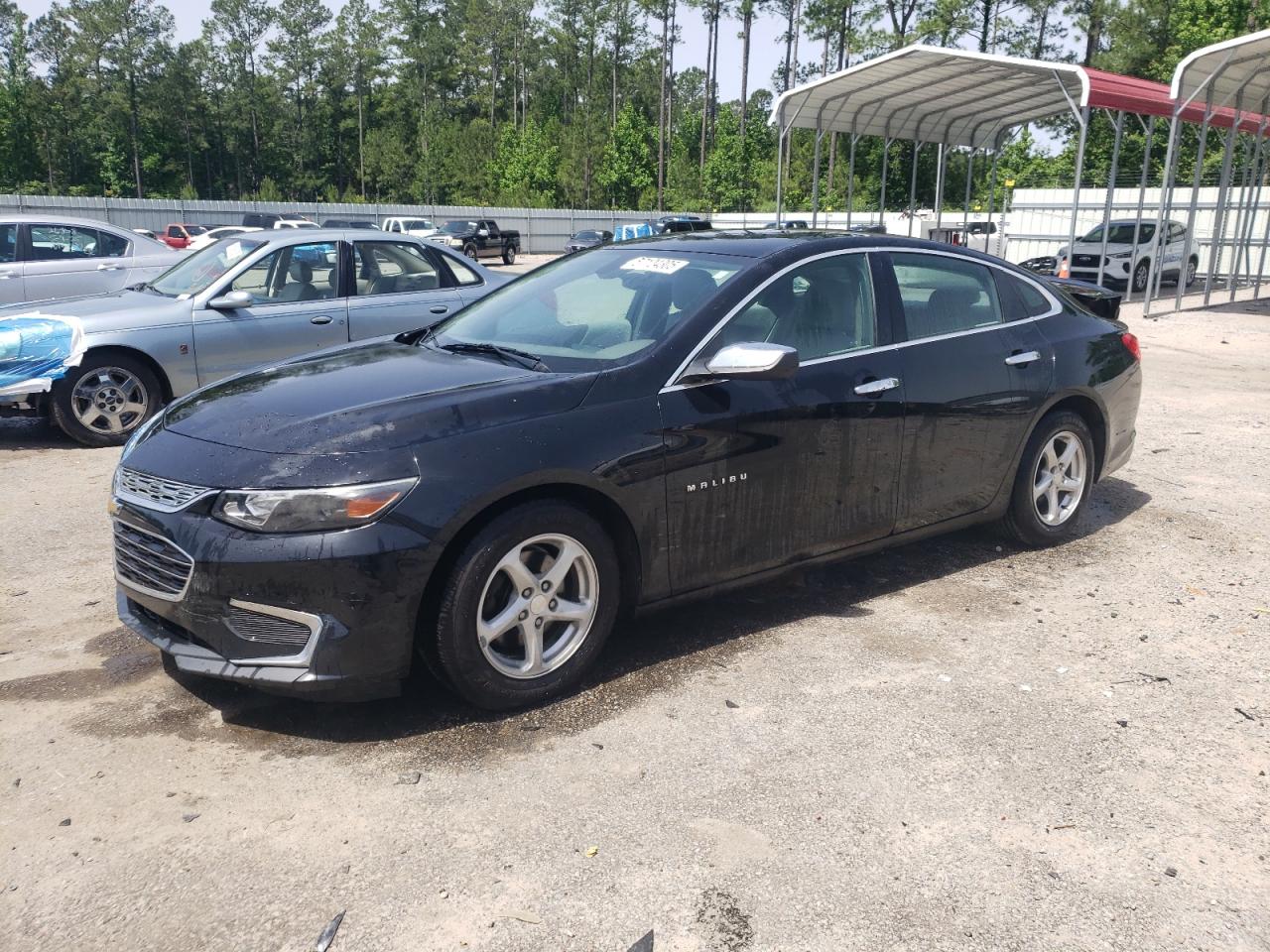 2017 Chevrolet Malibu LS, VIN 1G1ZB5ST9HF227985 — Water / flood