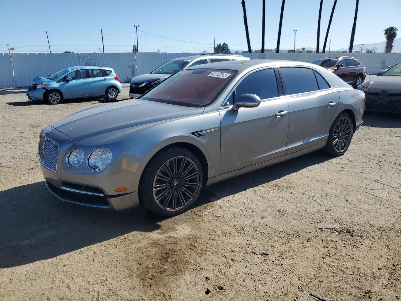 2014 Bentley Flying Spur, VIN SCBEC9ZA7EC090575 — Rear end