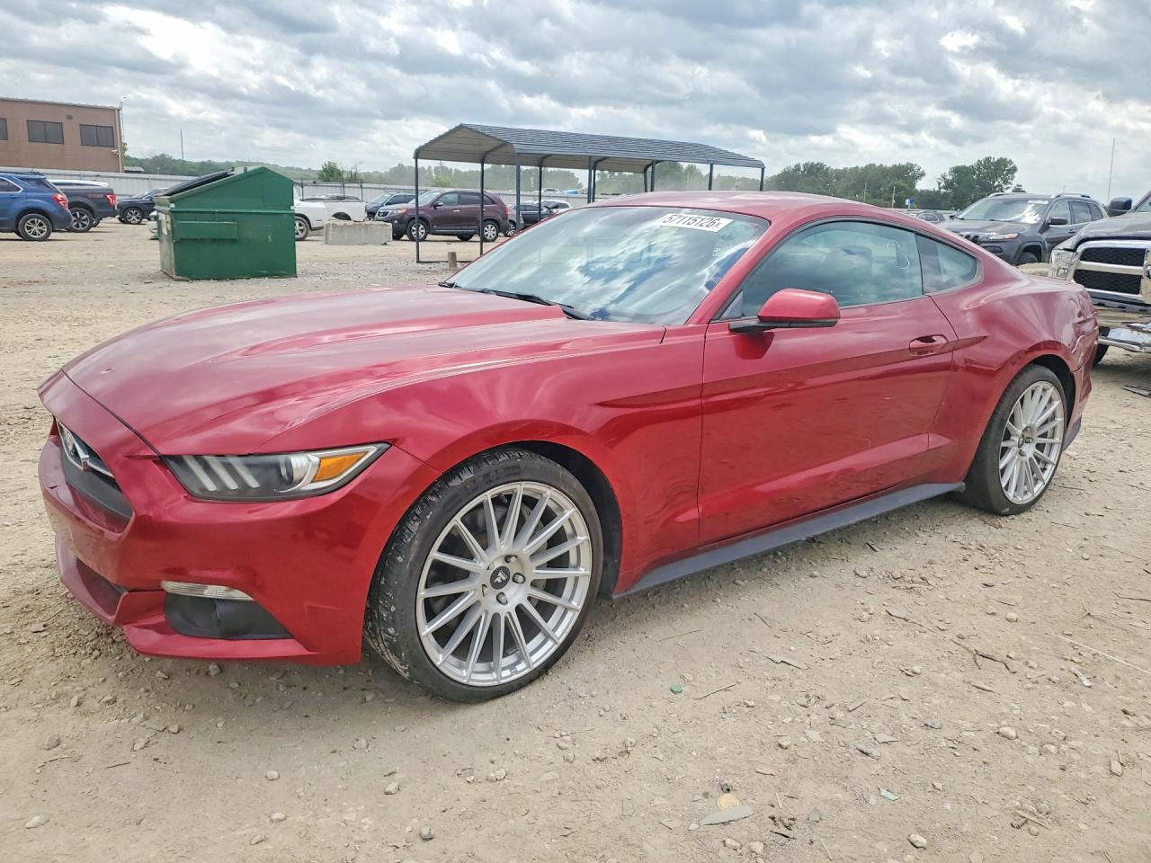 2015 Ford Mustang EcoBoost Premium, VIN 1FA6P8TH2F5317706 — Side