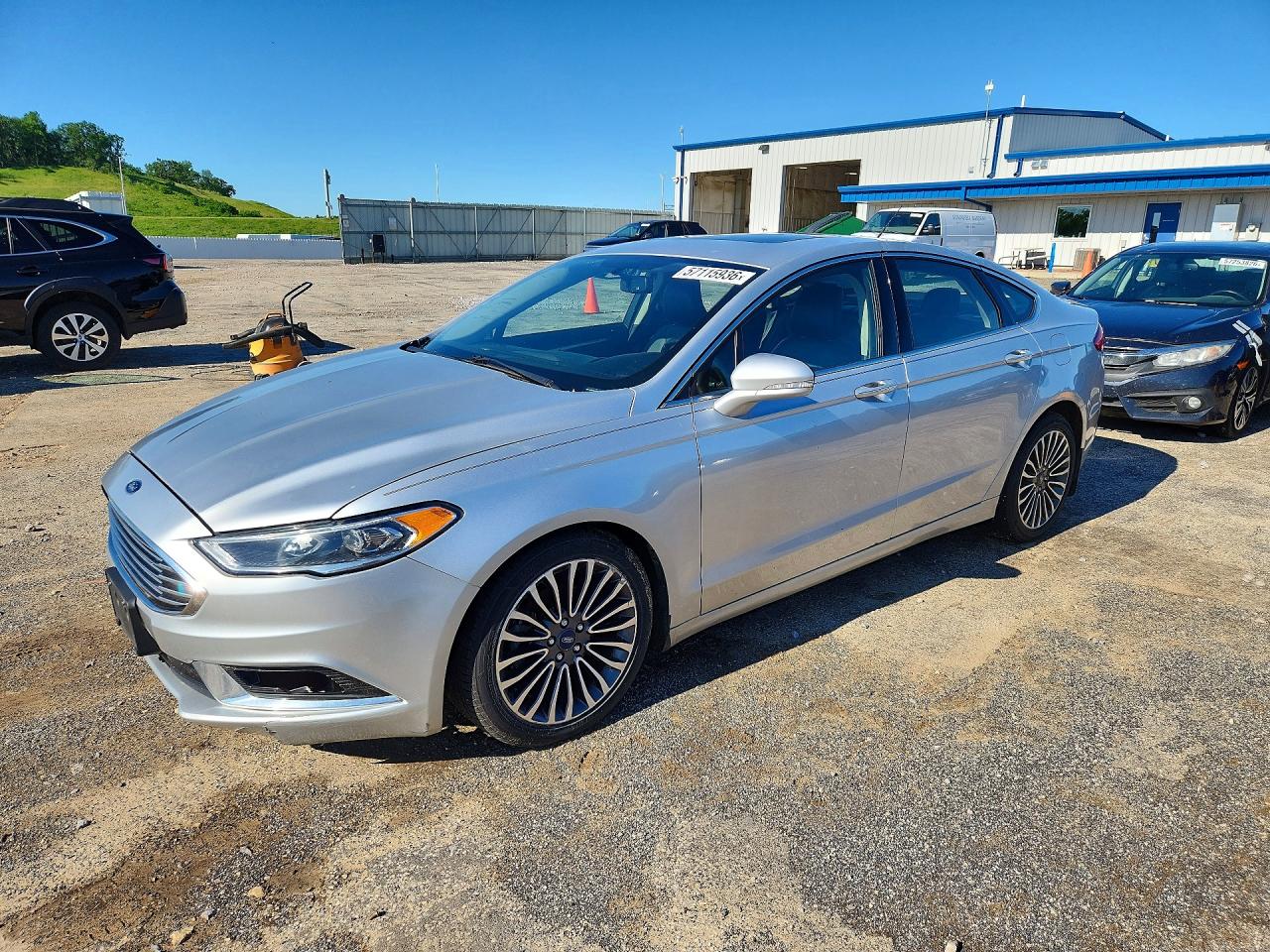 2018 Ford Fusion Titanium, VIN 3FA6P0D93JR206161 — Hail
