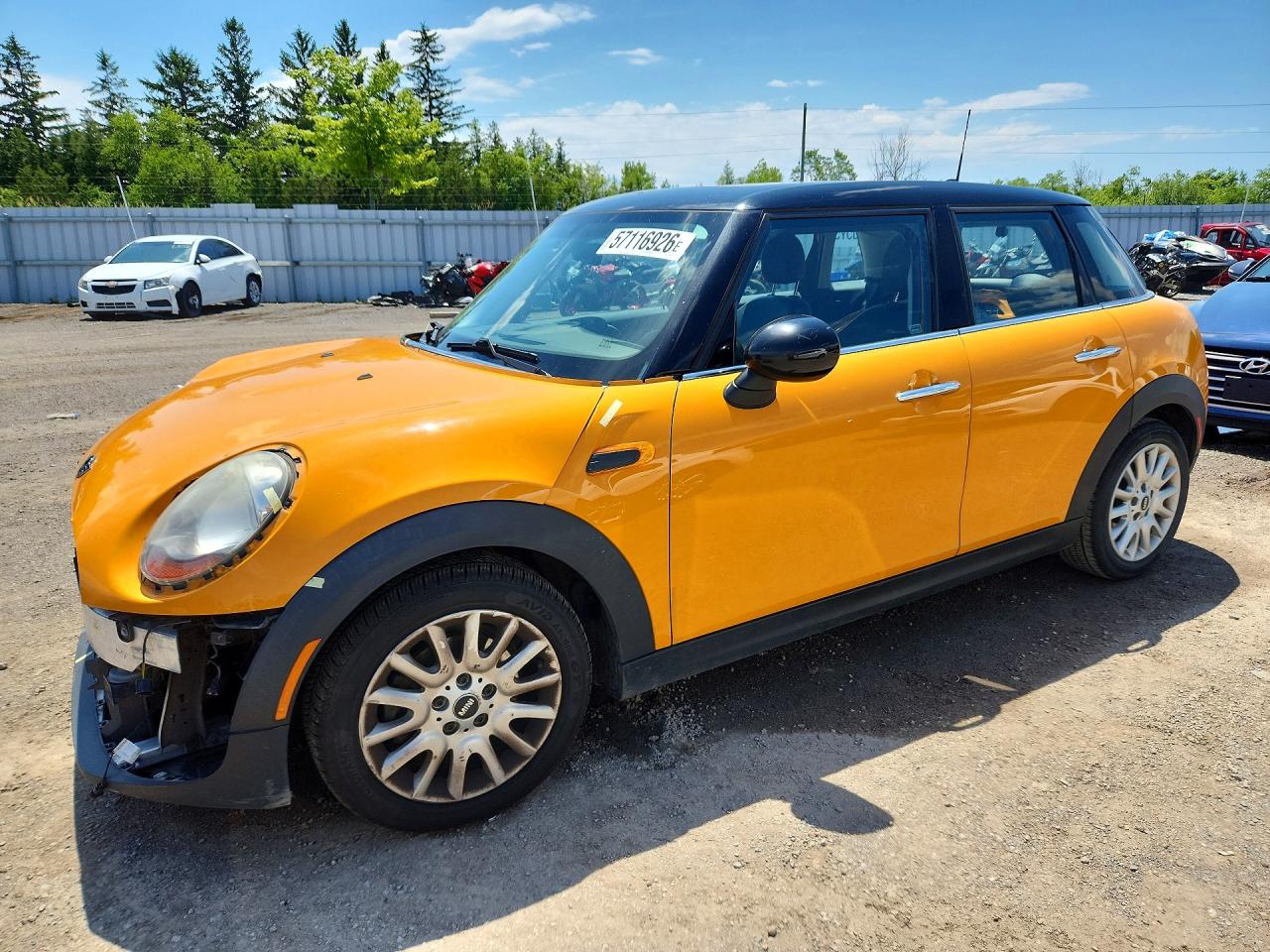 2017 MINI Hardtop 4 Door Cooper, VIN WMWXU1C35H2F78965 — Front end