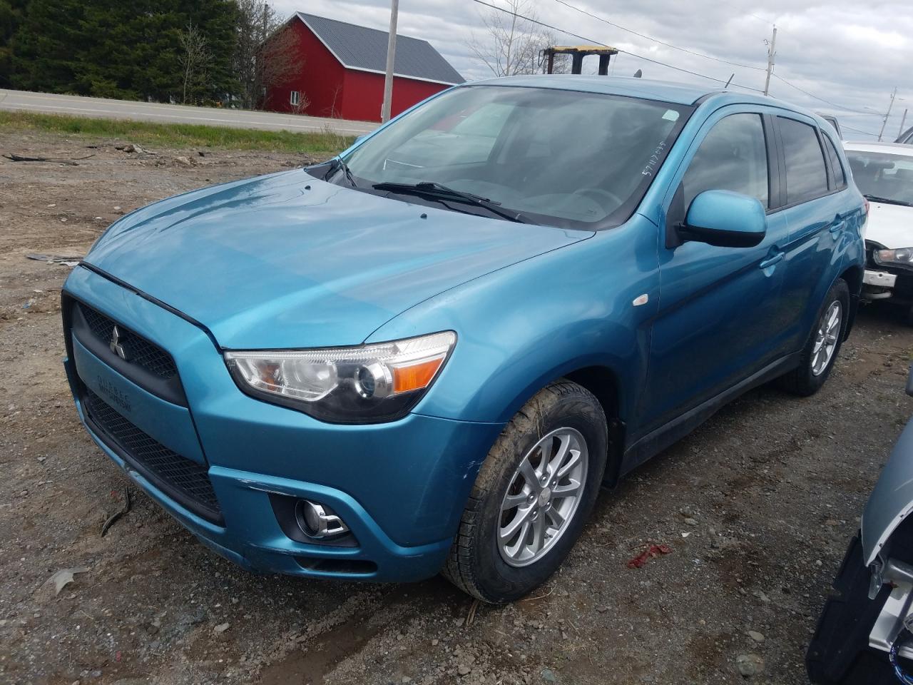 2011 Mitsubishi Outlander Sport SE, VIN JA4AJ3AU7BZ608269 — Front end