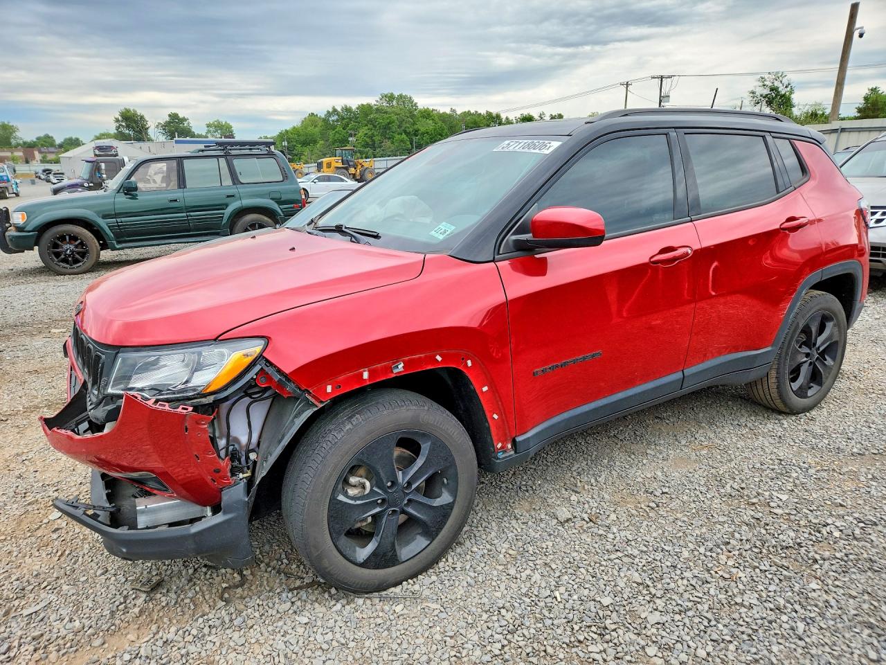 2021 Jeep Compass Latitude, VIN 3C4NJDBB3MT518864 — Front end