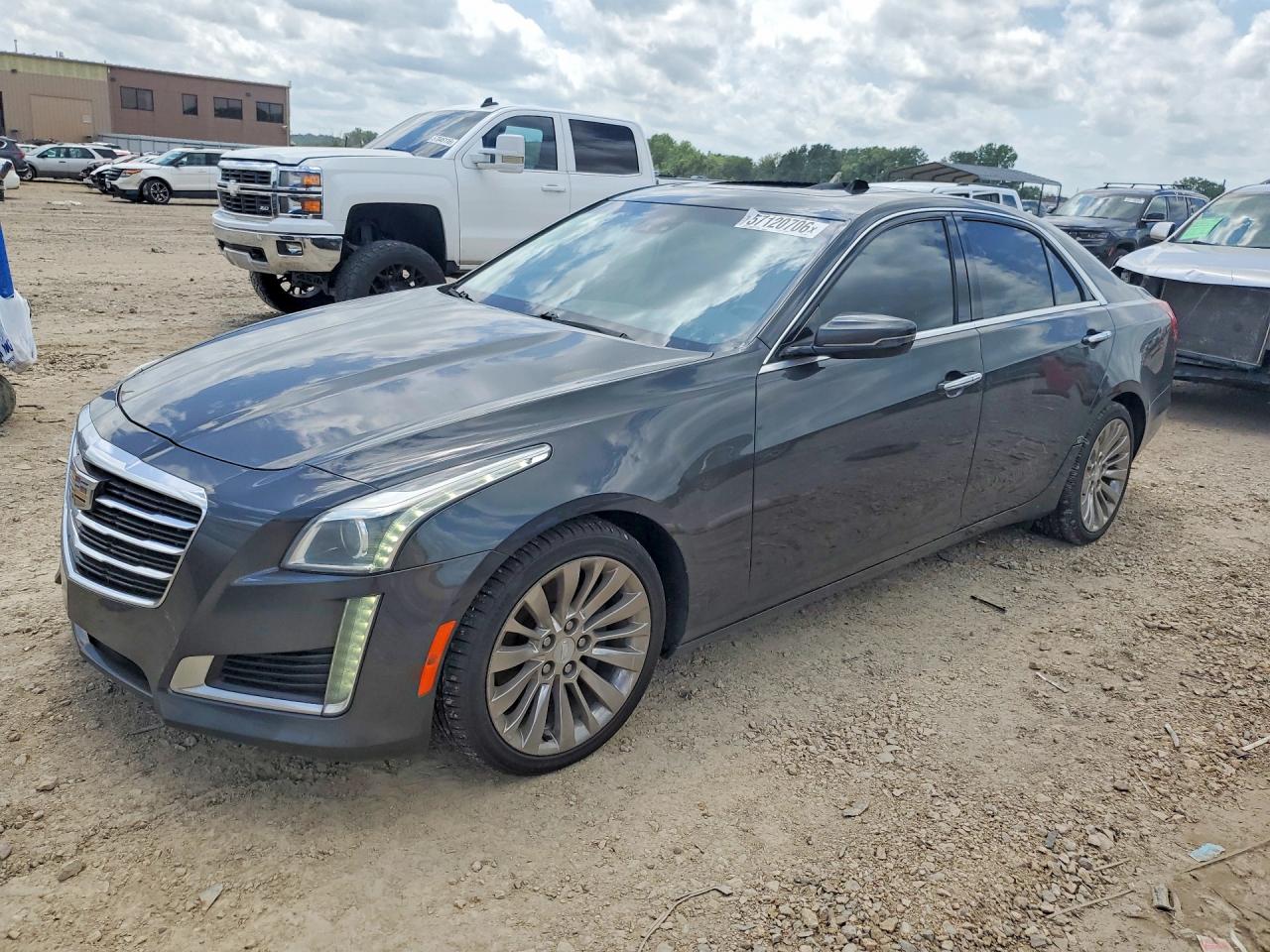 2016 Cadillac CTS Luxury Collection AWD, VIN 1G6AX5SX9G0198050 — Roof