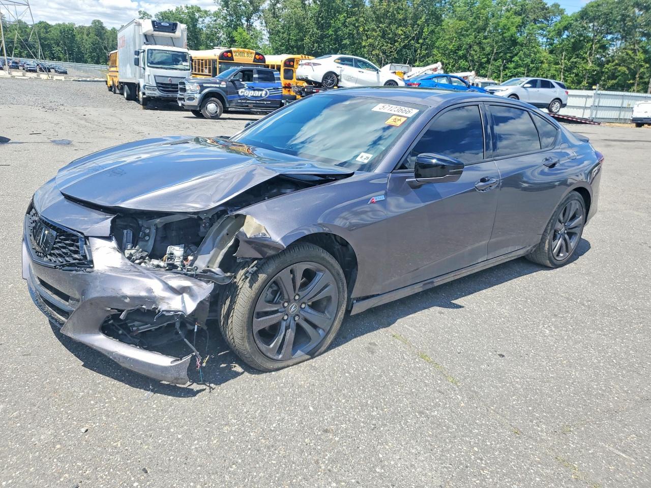 2023 Acura TLX w/A-Spec Package, VIN 19UUB5F59PA005375 — Перед