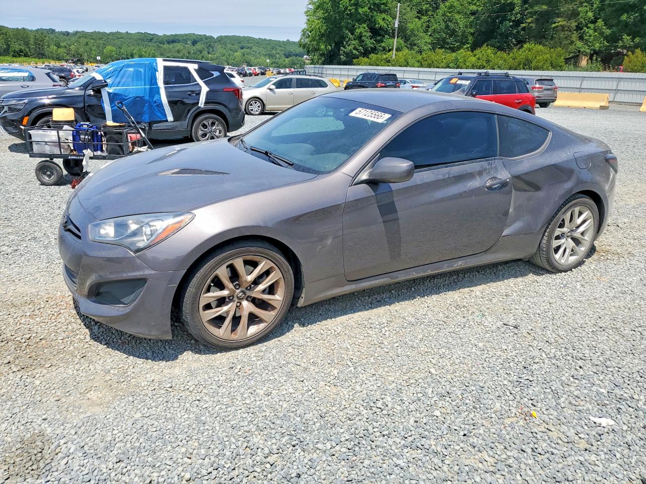 2013 Hyundai Genesis Coupe Premium, VIN KMHHT6KD8DU089937 — Side