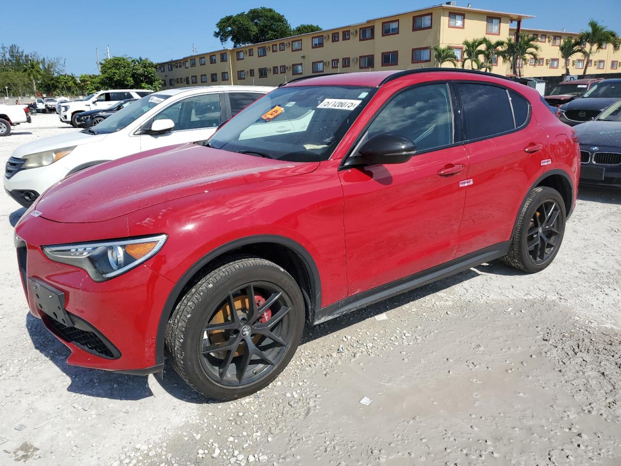 2020 Alfa Romeo Stelvio Sport, VIN ZASPAJAN9L7C90852 — Biohazard / chemical
