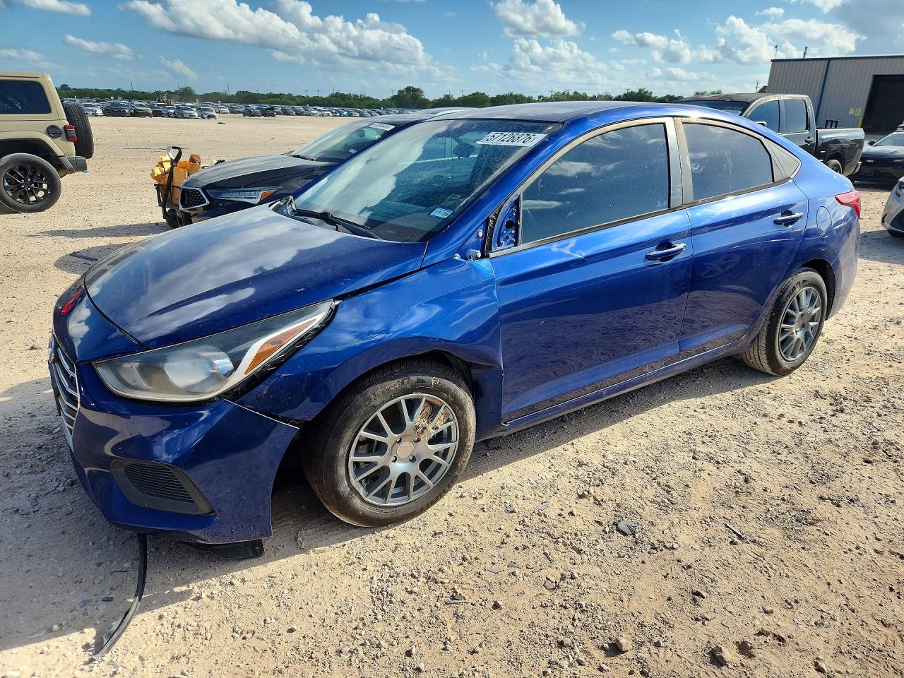 2018 Hyundai Accent SE, VIN 3KPC24A36JE010516 — Front end
