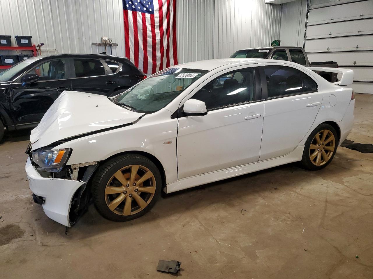 2013 Mitsubishi Lancer GT, VIN JA32U8FW9DU009087 — Front end