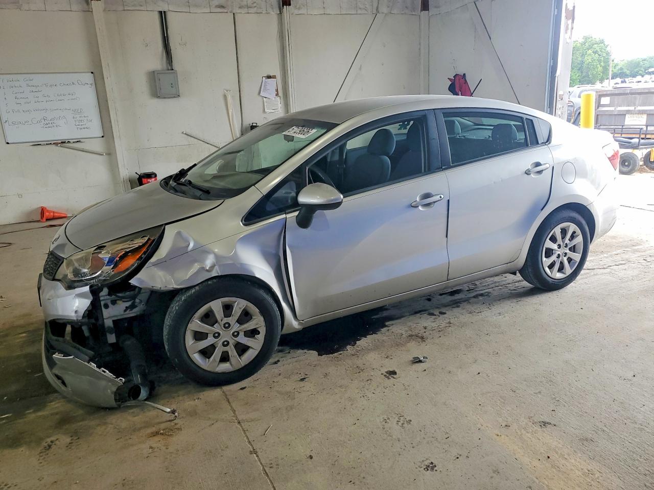 2013 Kia Rio LX, VIN KNADM4A31D6215408 — Front end