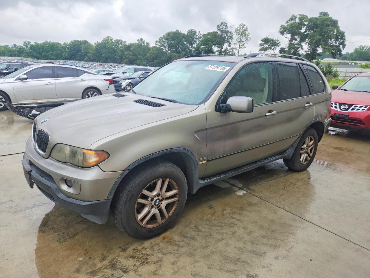 2004 BMW X5 3.0i, VIN 5UXFA13514LU41997 — Зад