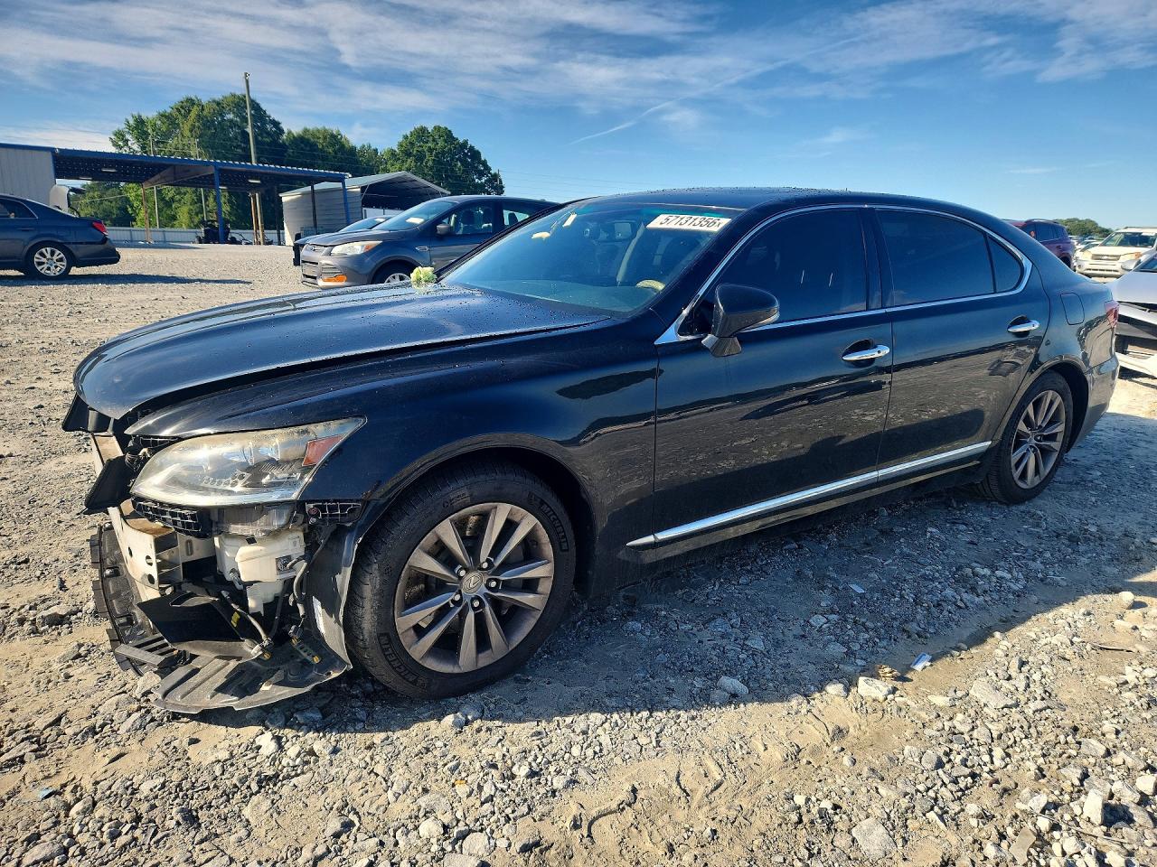 2015 Lexus LS 460 L, VIN JTHDL1EF7F5007453 — Side