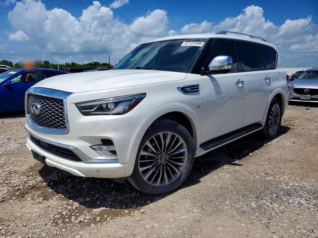 2019 Infiniti QX80 Luxe, VIN JN8AZ2NC1K9460196 — Water / flood