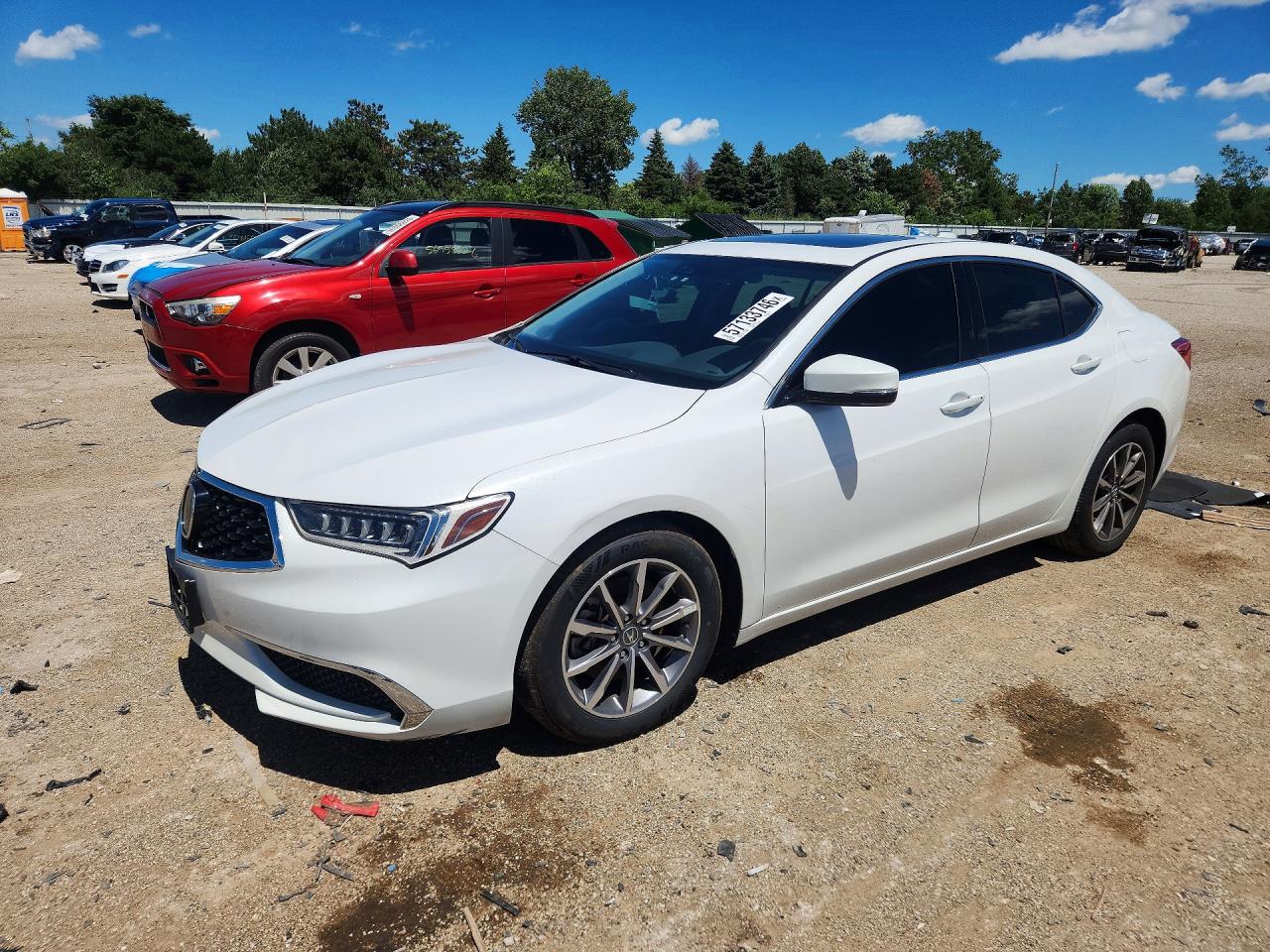 2020 Acura TLX Technology, VIN 19UUB1F55LA007918 — Front end