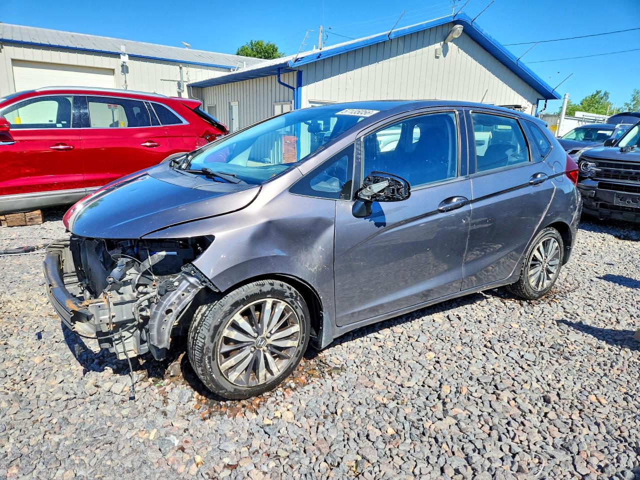 2016 Honda Fit EX, VIN JHMGK5H71GS002893 — Front end
