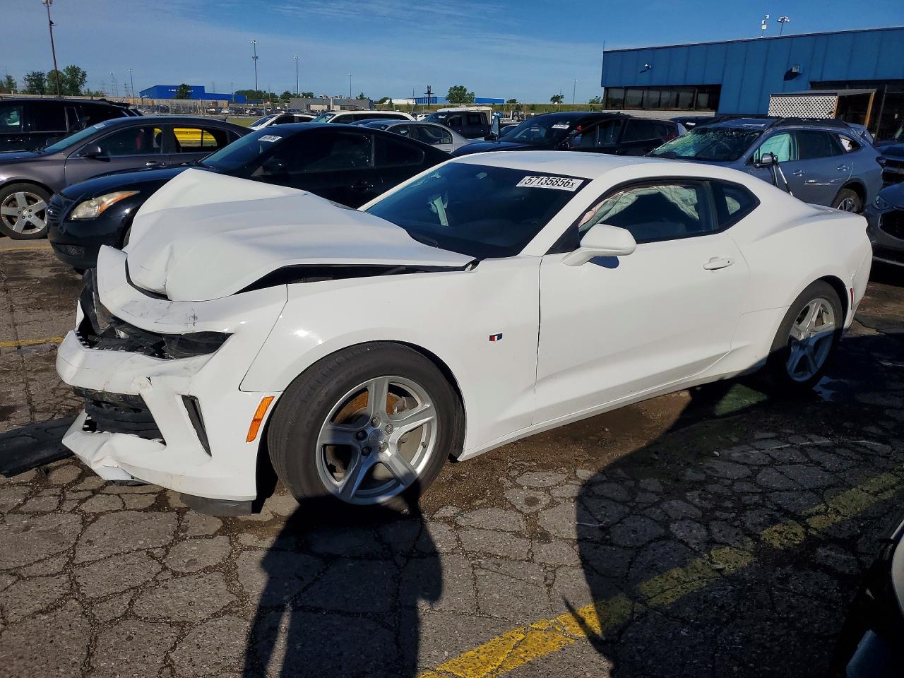 2017 Chevrolet Camaro 1LT, VIN 1G1FB1RX6H0131318 — Front end