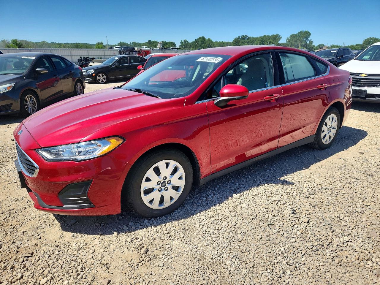 2020 Ford Fusion S, VIN 3FA6P0G77LR230525 — Water / flood