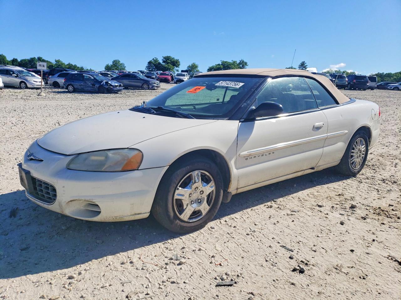 2001 Chrysler Sebring, VIN 1C3EL45U91N615221 — Перед