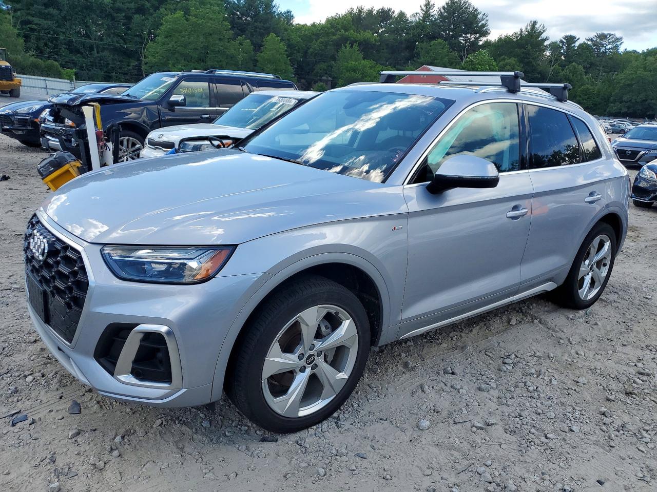 2022 Audi Q5 S line Premium Plus, VIN WA1EAAFY5N2065616 — Side