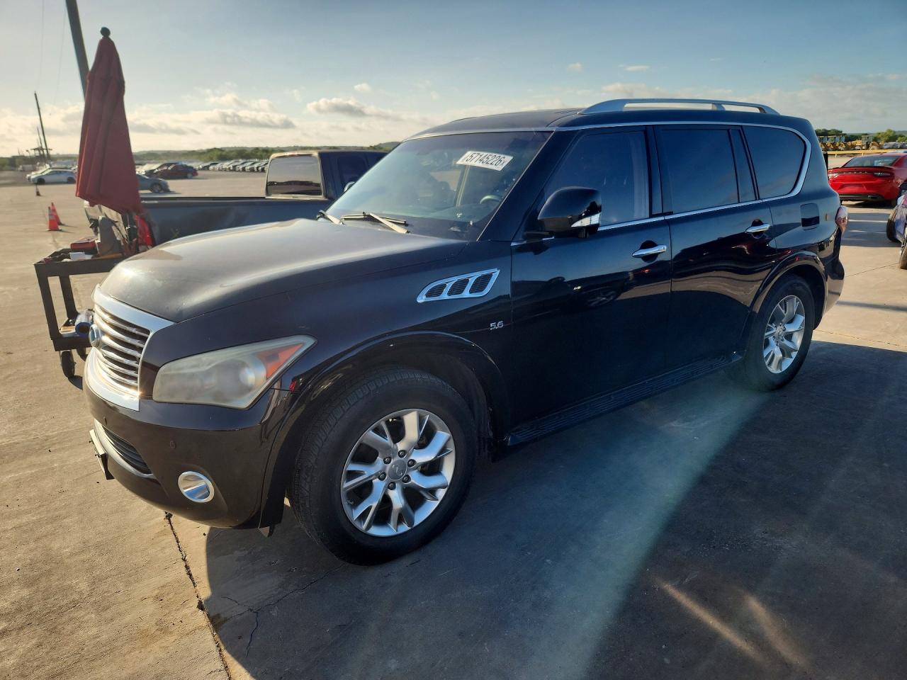 2014 Infiniti QX80, VIN JN8AZ2NF1E9551760 — Normal wear