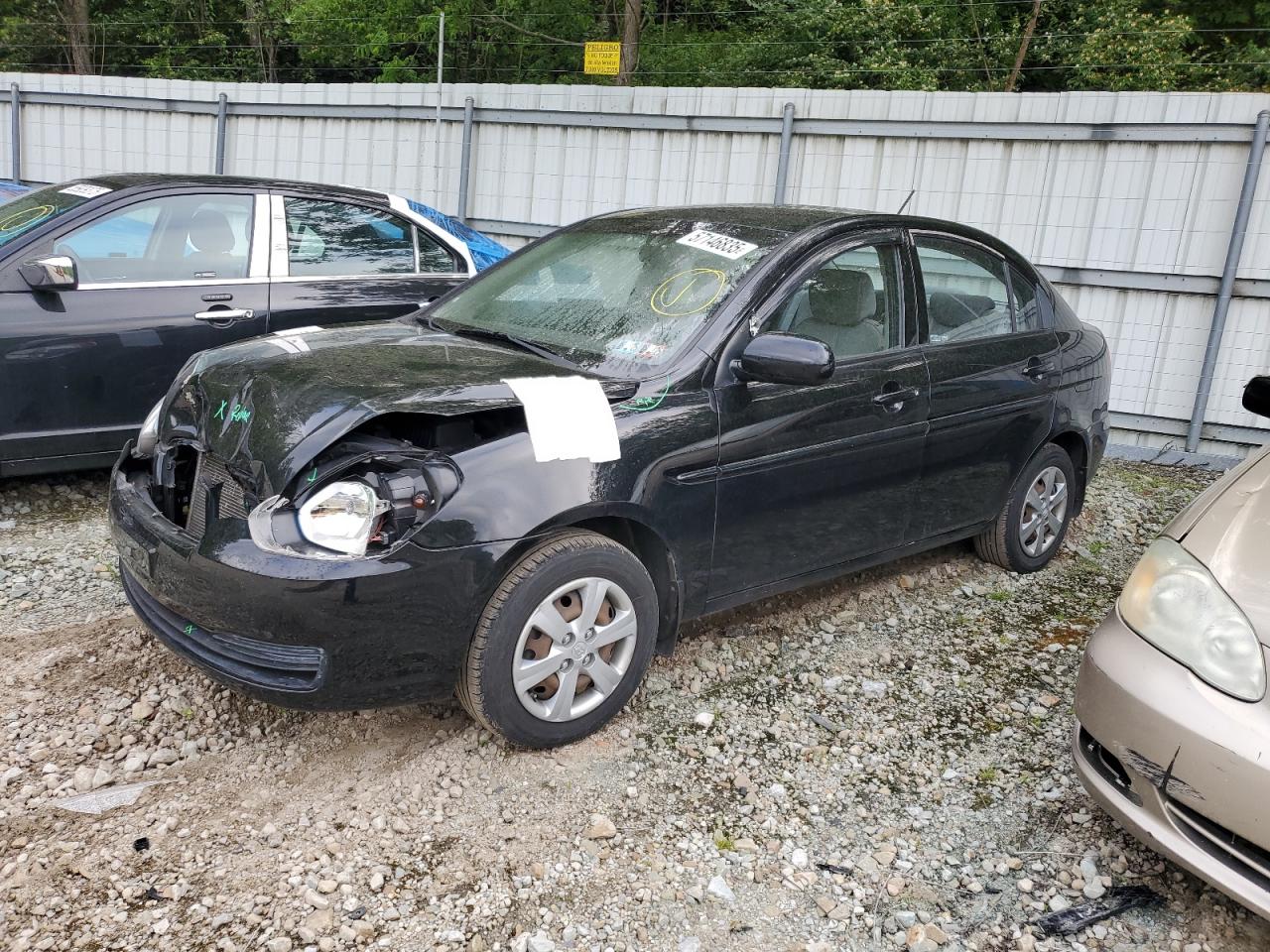 2011 Hyundai Accent GLS, VIN KMHCN4AC5BU620333 — Front end