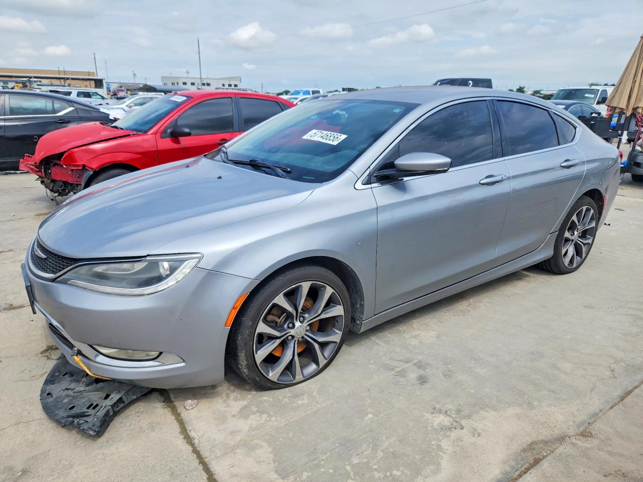 2015 Chrysler 200 C, VIN 1C3CCCCG1FN501428 — Undercarriage