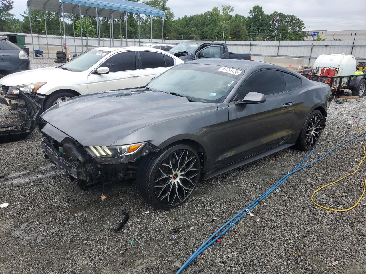 2016 Ford Mustang V6, VIN 1FA6P8AM1G5276700 — Rear end