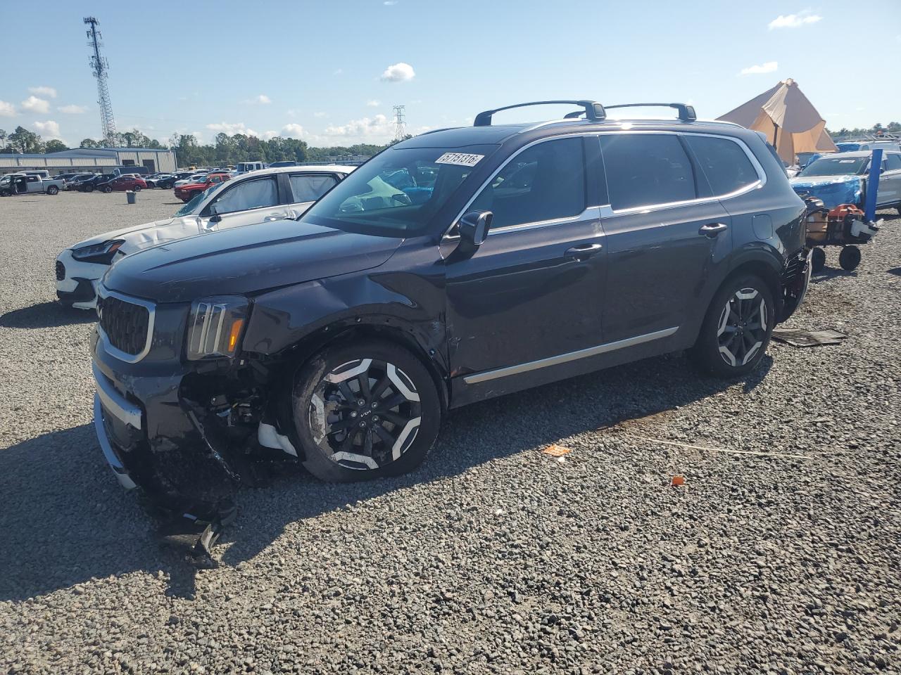 2025 Kia Telluride EX, VIN 5XYP34GC3SG728373 — Front end
