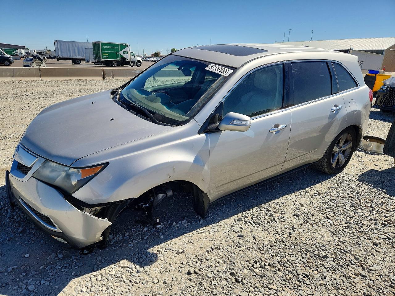 2012 Acura MDX Technology, VIN 2HNYD2H36CH534521 — Front end