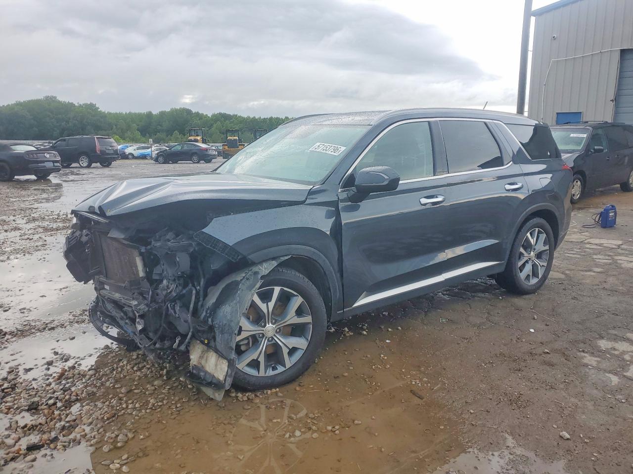 2020 Hyundai Palisade SEL, VIN KM8R34HE7LU055804 — Front end