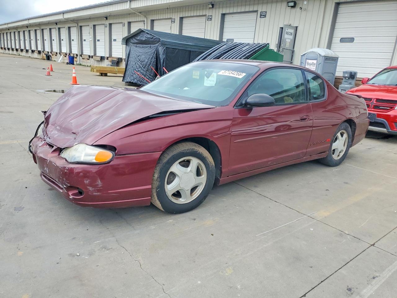 2001 Chevrolet Monte Carlo SS, VIN 2G1WX15K619187024 — Перед