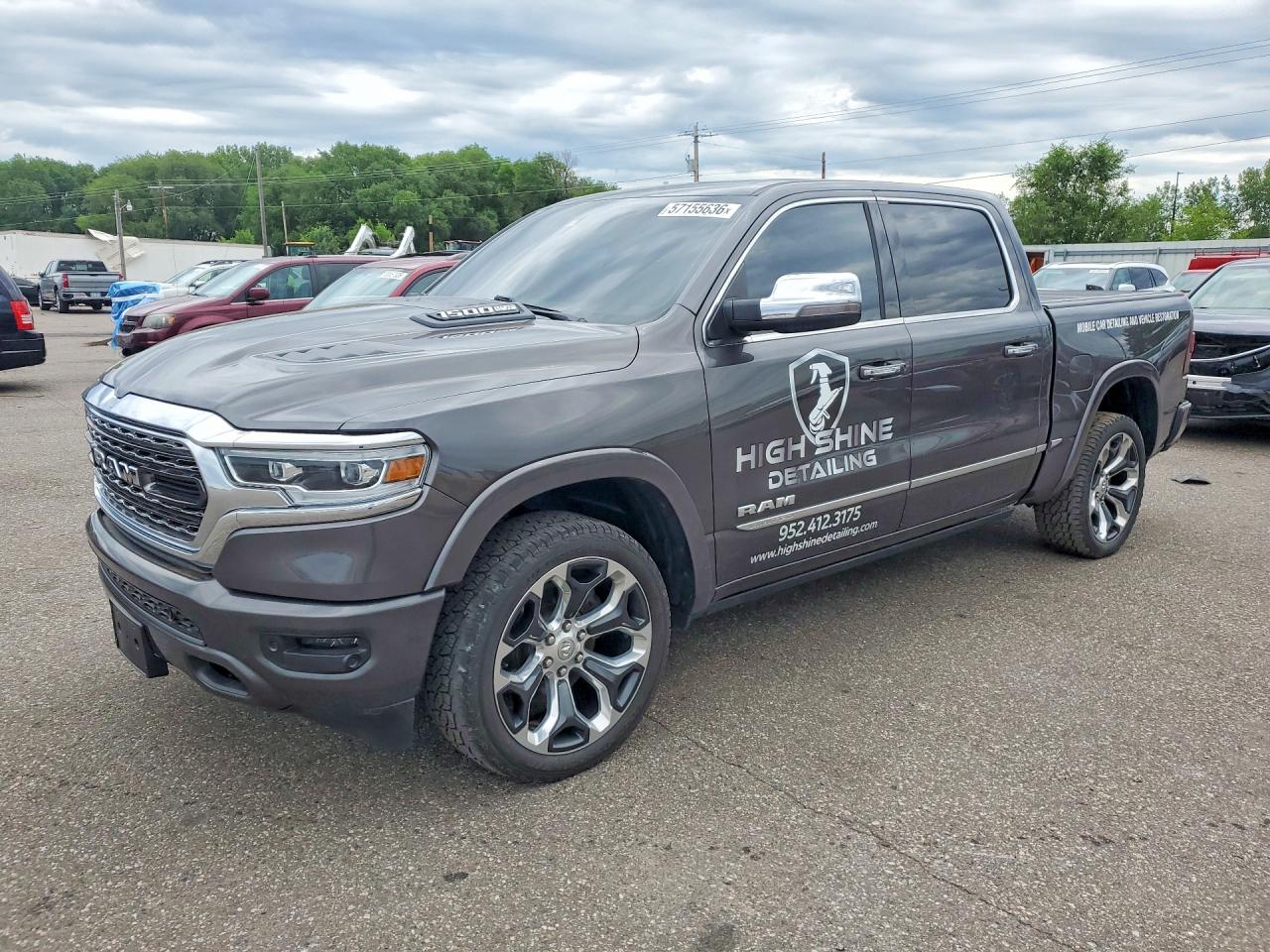 2020 Ram 1500 Limited, VIN 1C6SRFHT8LN223109 — Water / flood