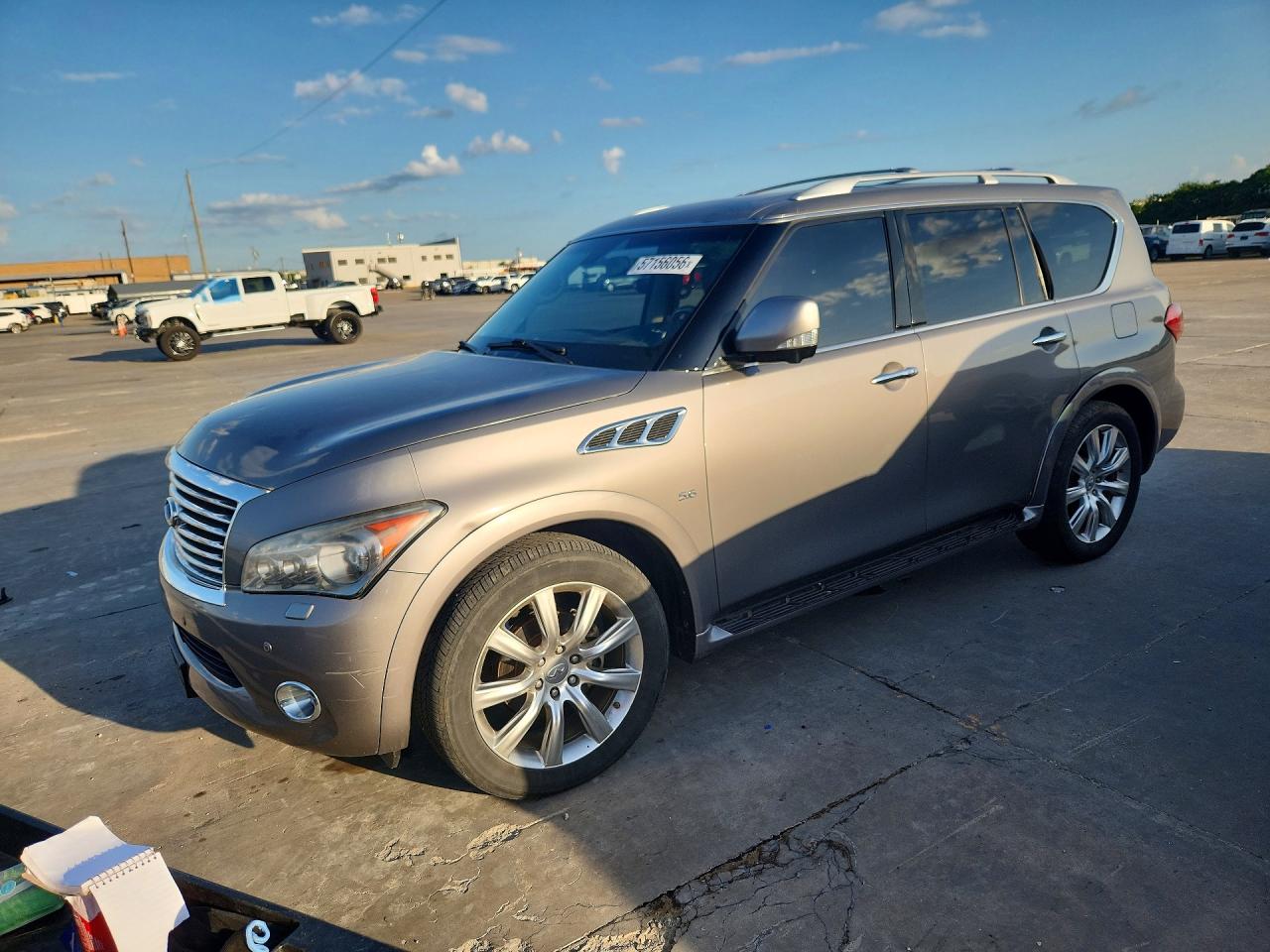2014 Infiniti QX80, VIN JN8AZ2NE6E9064965 — Hail