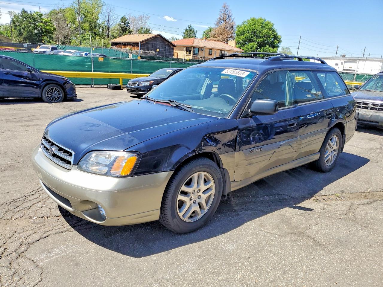 2002 Subaru Legacy Outback, VIN 4S3BH675427603825 — Бок