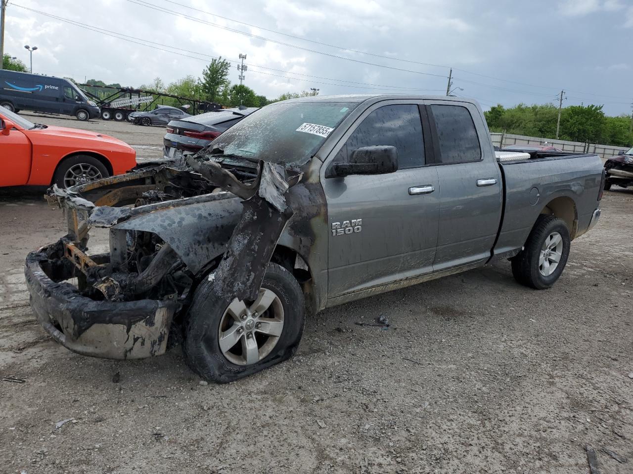 2013 Ram 1500 SLT, VIN 1C6RR7GP1DS634525 — Engine fire