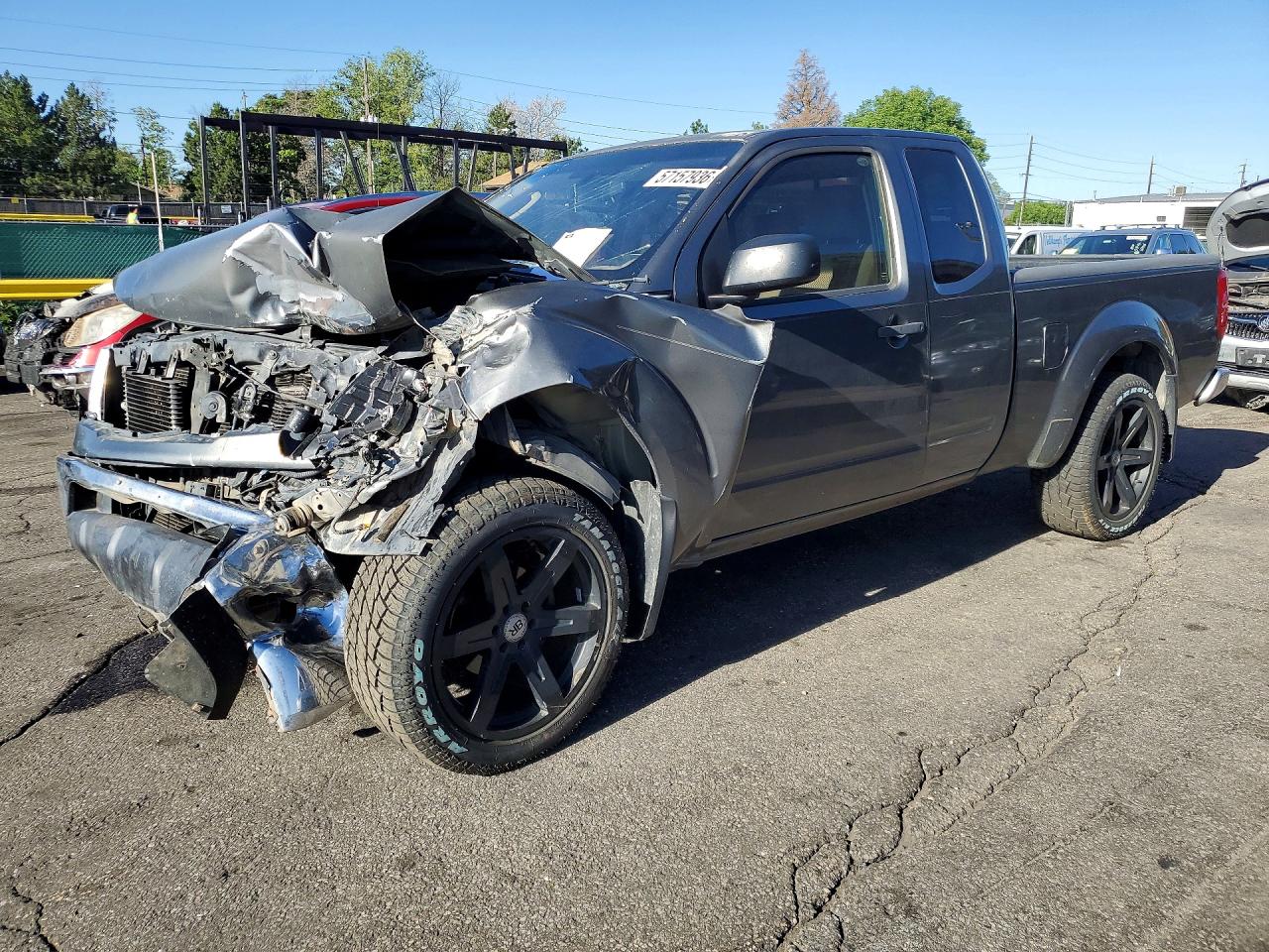 2005 Nissan Frontier SE, VIN 1N6AD06W65C447195 — Front end